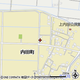 熊本県熊本市南区内田町911周辺の地図
