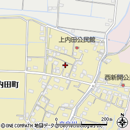 熊本県熊本市南区内田町794周辺の地図