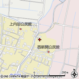 熊本県熊本市南区内田町2周辺の地図