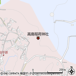 高島稲荷神社周辺の地図