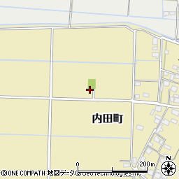 熊本県熊本市南区内田町892周辺の地図