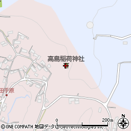 高島稲荷神社周辺の地図