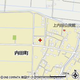 熊本県熊本市南区内田町907周辺の地図
