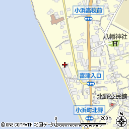 長崎生コンクリート株式会社　小浜工場周辺の地図