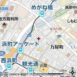 長崎県長崎市万屋町1-22周辺の地図