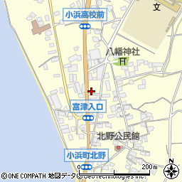 長崎県雲仙市小浜町北野781-1周辺の地図