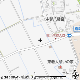 熊本県上益城郡嘉島町上六嘉2363周辺の地図