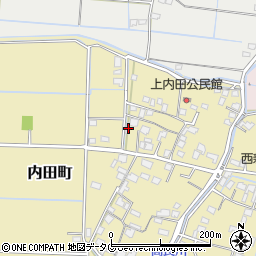 熊本県熊本市南区内田町791周辺の地図