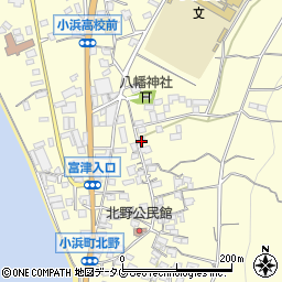 長崎県雲仙市小浜町北野836-2周辺の地図