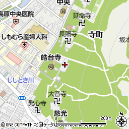 皓台寺周辺の地図