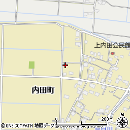 熊本県熊本市南区内田町911-2周辺の地図