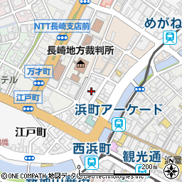 梅の花 メルカ長崎店周辺の地図