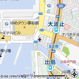 デイリーヤマザキ長崎元船町店周辺の地図
