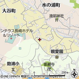 長崎県長崎市大谷町223周辺の地図