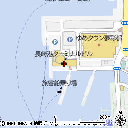 長崎港ターミナル周辺の地図