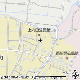 熊本県熊本市南区内田町817周辺の地図