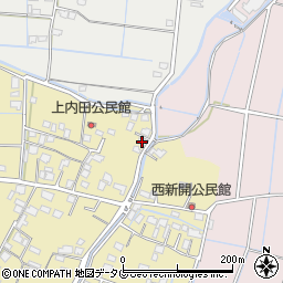 熊本県熊本市南区内田町851周辺の地図