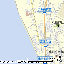 長崎県雲仙市小浜町北野732周辺の地図