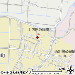 熊本県熊本市南区内田町830周辺の地図