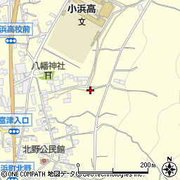 長崎県雲仙市小浜町北野879周辺の地図