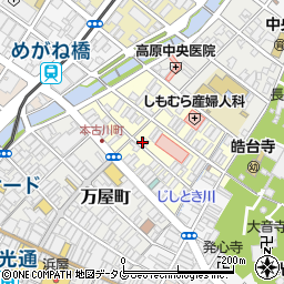 長崎県長崎市東古川町周辺の地図