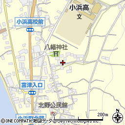 長崎県雲仙市小浜町北野674周辺の地図