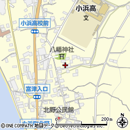 長崎県雲仙市小浜町北野676周辺の地図