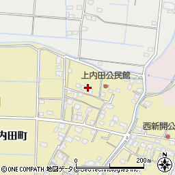 熊本県熊本市南区内田町828周辺の地図
