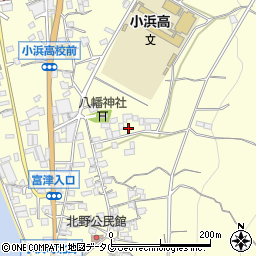 長崎県雲仙市小浜町北野673周辺の地図