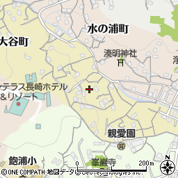 長崎県長崎市大谷町周辺の地図
