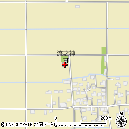 熊本県熊本市南区内田町2213-2周辺の地図