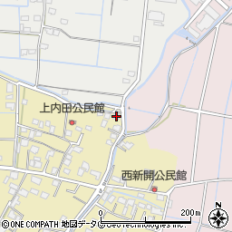 熊本県熊本市南区内田町844周辺の地図
