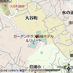 長崎県長崎市大谷町262周辺の地図