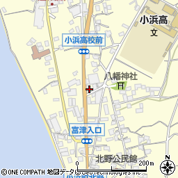 長崎県雲仙市小浜町北野686-2周辺の地図