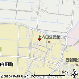 熊本県熊本市南区内田町827周辺の地図