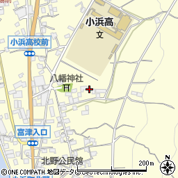 長崎県雲仙市小浜町北野672周辺の地図