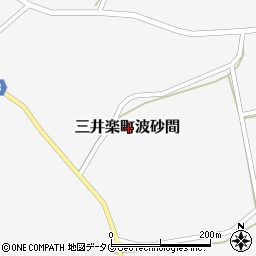 長崎県五島市三井楽町波砂間周辺の地図