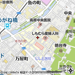長崎県長崎市銀屋町周辺の地図