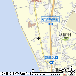 長崎県雲仙市小浜町北野729周辺の地図