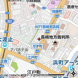 長崎県庁　教育庁周辺の地図