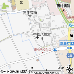 熊本県上益城郡嘉島町上六嘉2212周辺の地図