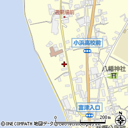 長崎県雲仙市小浜町北野712周辺の地図