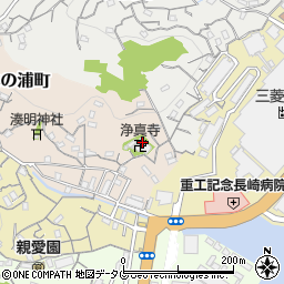 長崎県長崎市水の浦町24周辺の地図