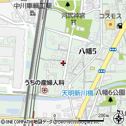 吾水総合コンサルタント熊本事務所周辺の地図
