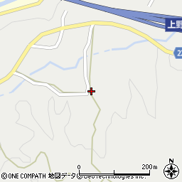 熊本県上益城郡御船町上野4231周辺の地図
