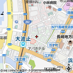 長崎ヤクルト販売周辺の地図