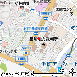 時事通信社長崎支局周辺の地図