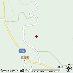 熊本県上益城郡山都町郷野原1543周辺の地図
