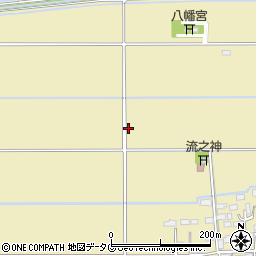 熊本県熊本市南区内田町2207-6周辺の地図