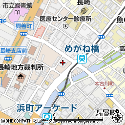 十八親和銀行　長崎ローンセンター周辺の地図